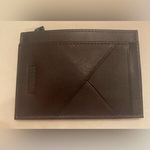 Kenneth Cole REACTION Men's RFID Front Pocket Wallet Card Holder Brown NWT